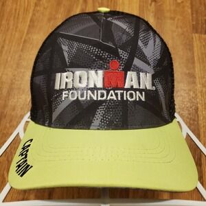 Ironman Running‎ Hat Cap Adult Black Mesh Ironman Foundation Boco Gear